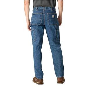 NWT Carhartt Loose Fit Utility Dungaree Jeans Men's 44x28 100% Cotton Work Pants